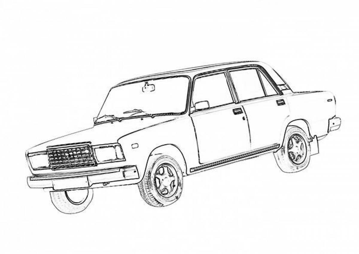 Раскраска жигули распечатать. ВАЗ 2107 рисунок карандашом сбоку. Лада 2107 спереди раскраска. ВАЗ 2107 сзади рисунок. Рисунок ВАЗ 2107 сбоку легко и просто.