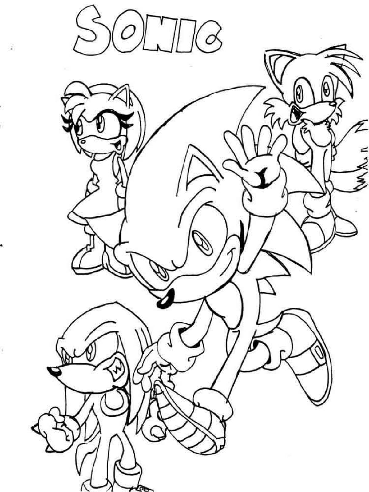 Horny sonic and his friends