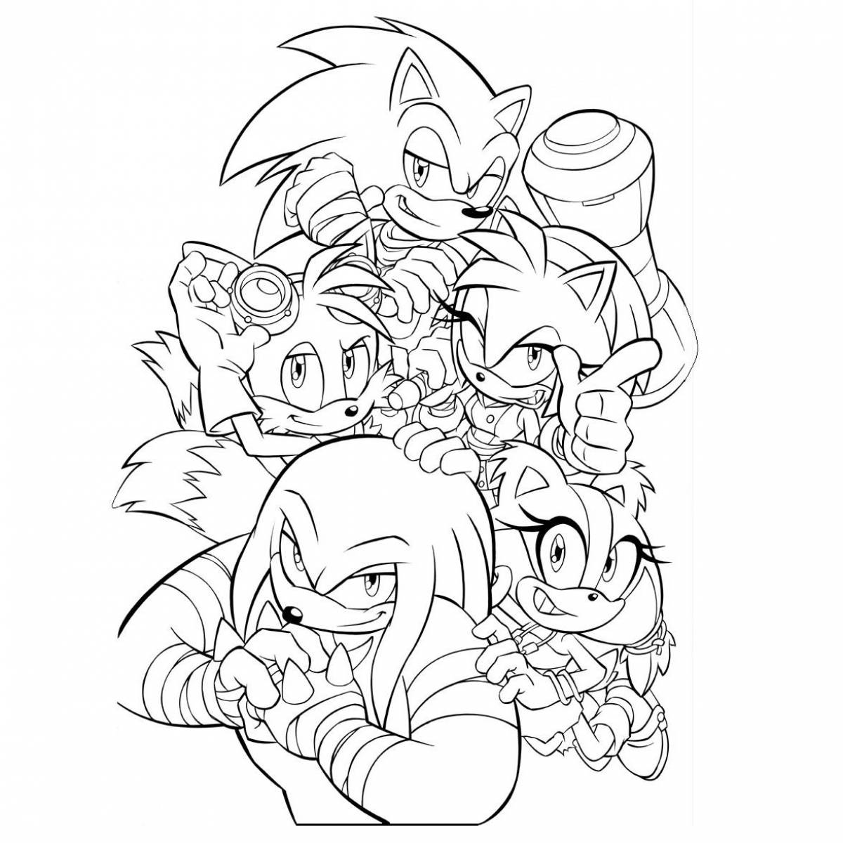 Living sonic and his friends