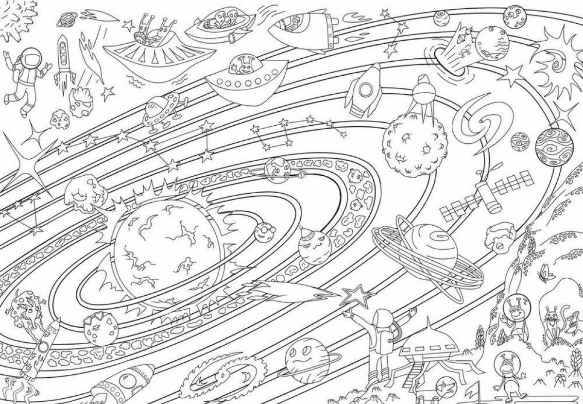 Color-frenzy coloring page mega