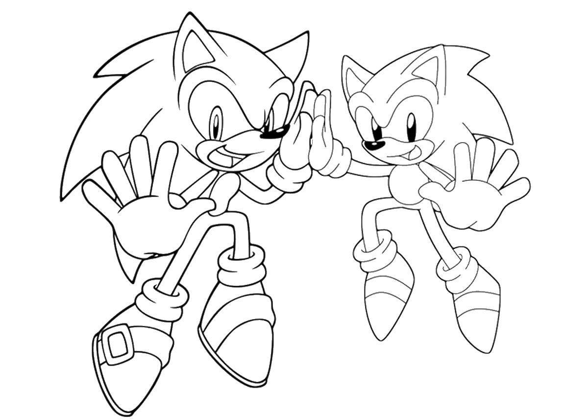 Sonic fun coloring