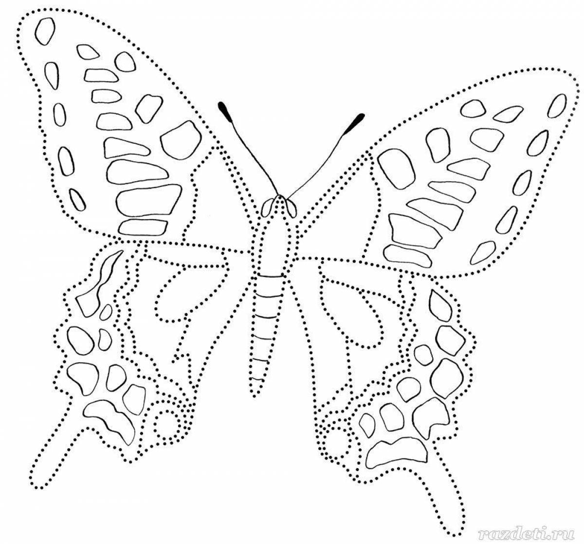Бабочка рисунок раскраска - 62 фото