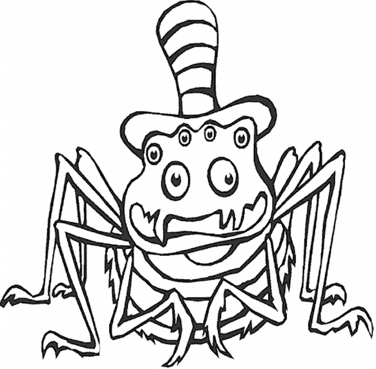 Coloring page nice fly