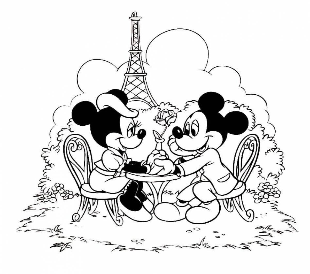 Mickey mouse fun coloring for girls