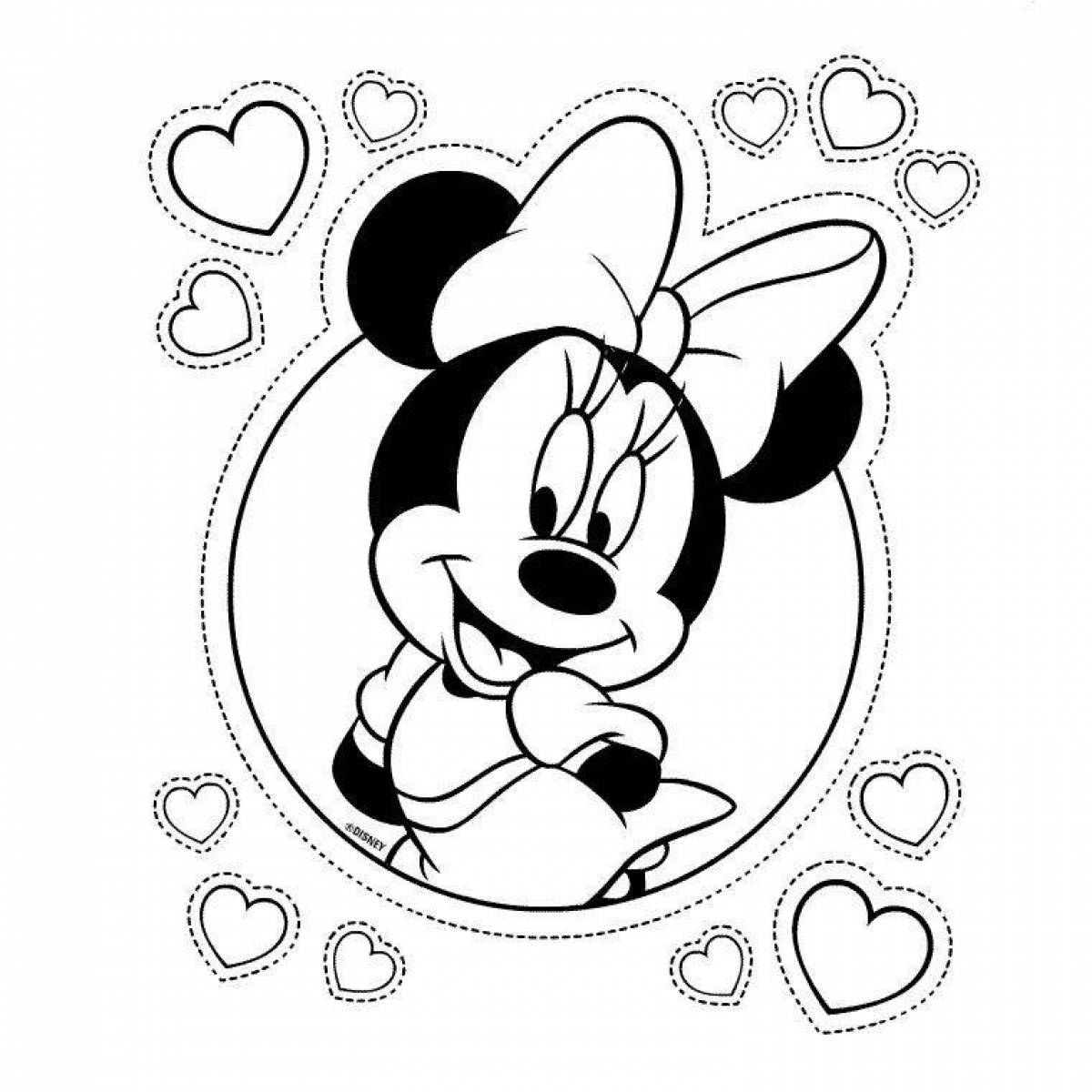 Mickey mouse magic coloring book for girls