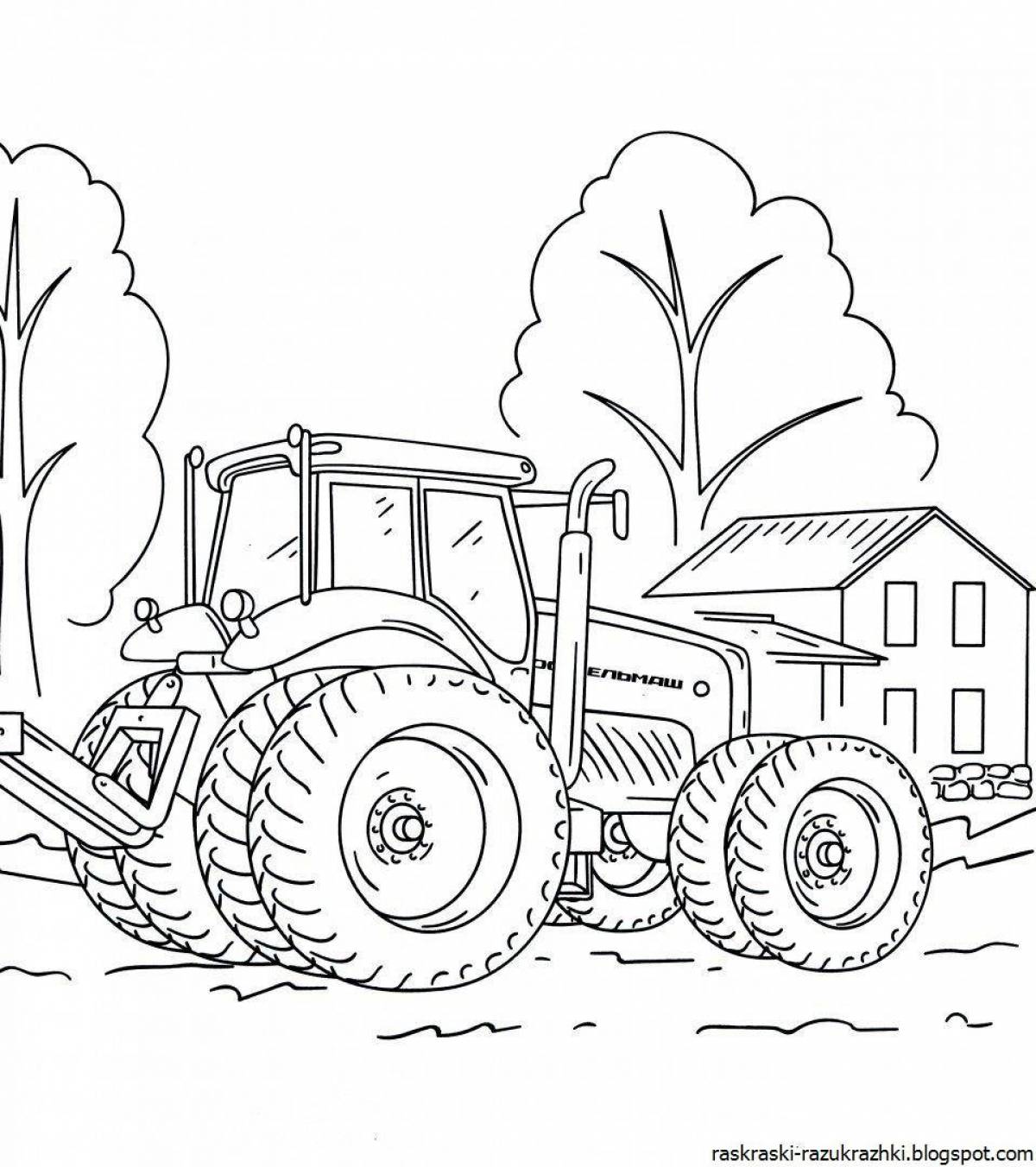 Fun tractors for boys