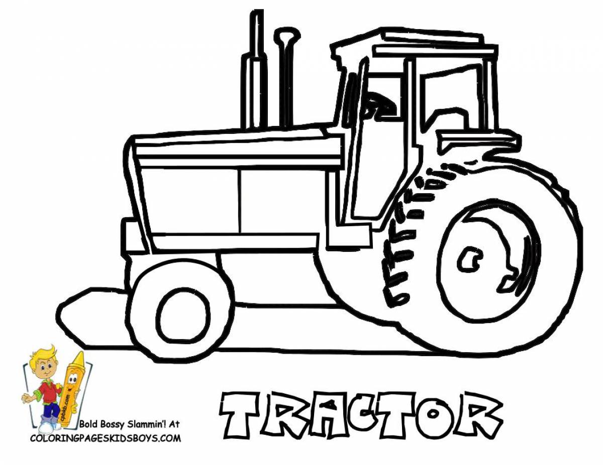 Лучистые тракторы для мальчиков
