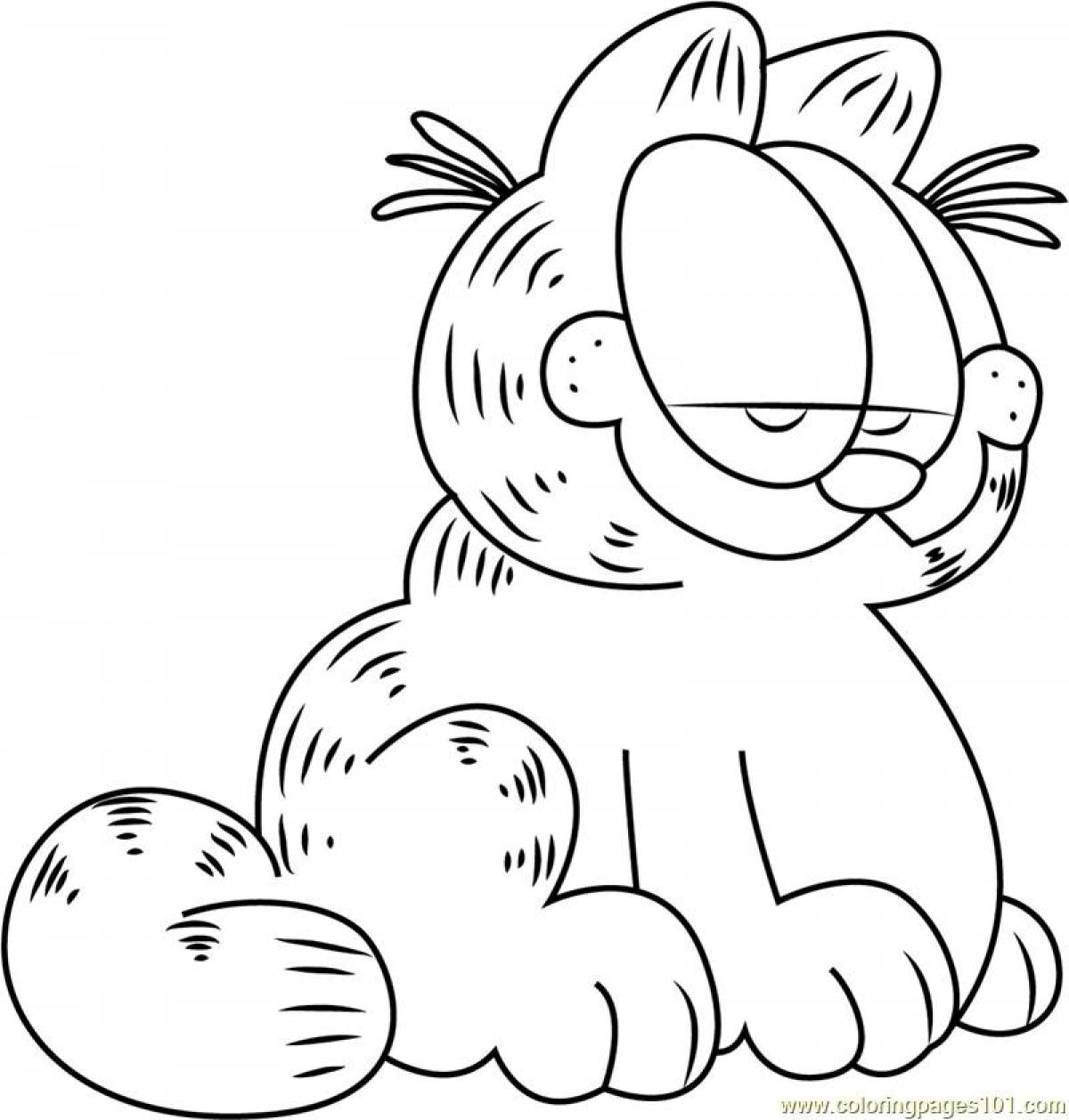 Garfield adorable coloring book