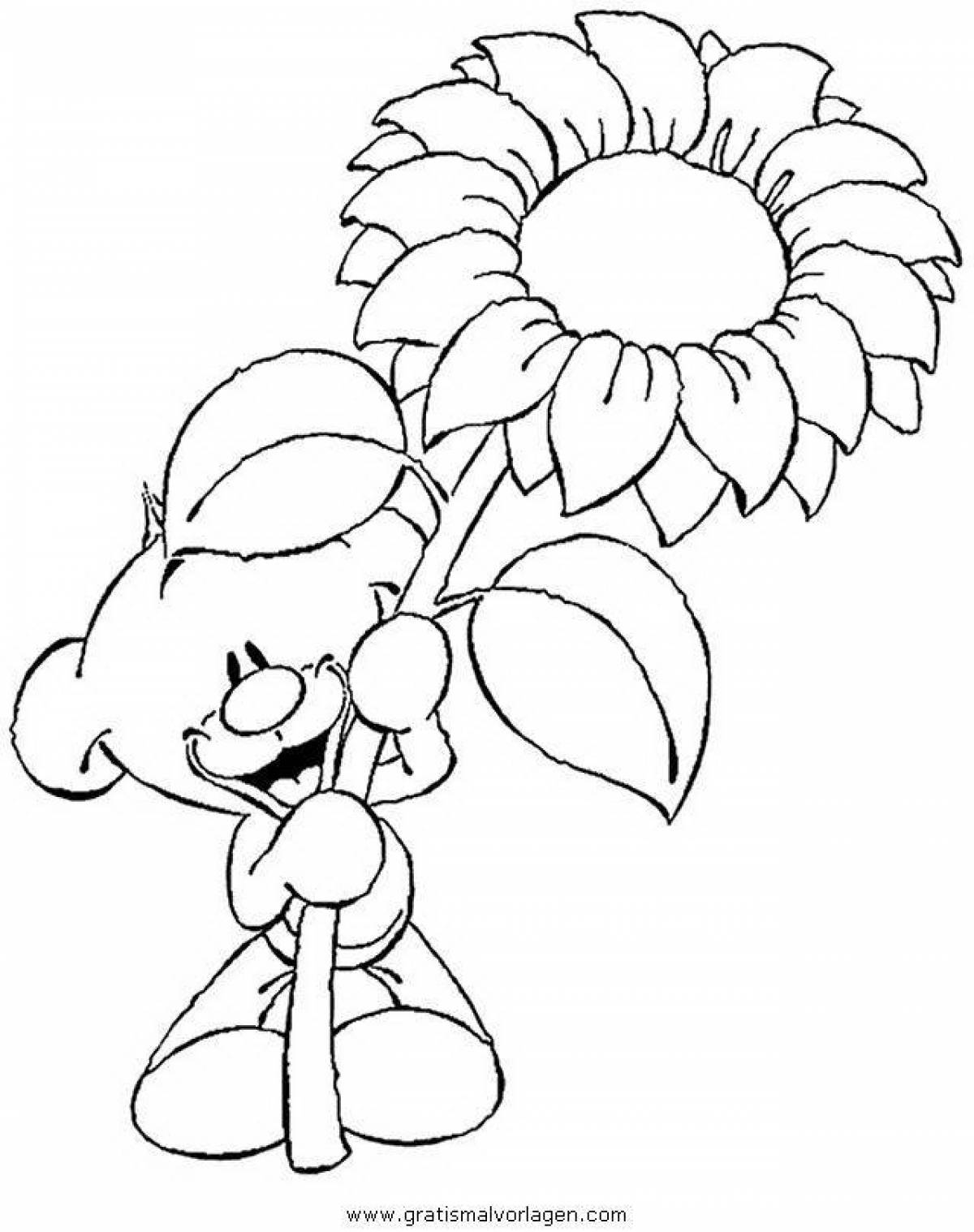Color-wild thank you coloring page