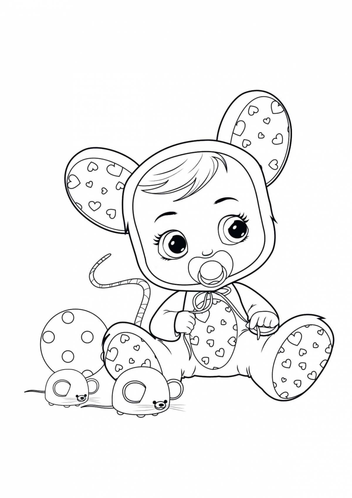 The edge of the Nice Babies coloring page