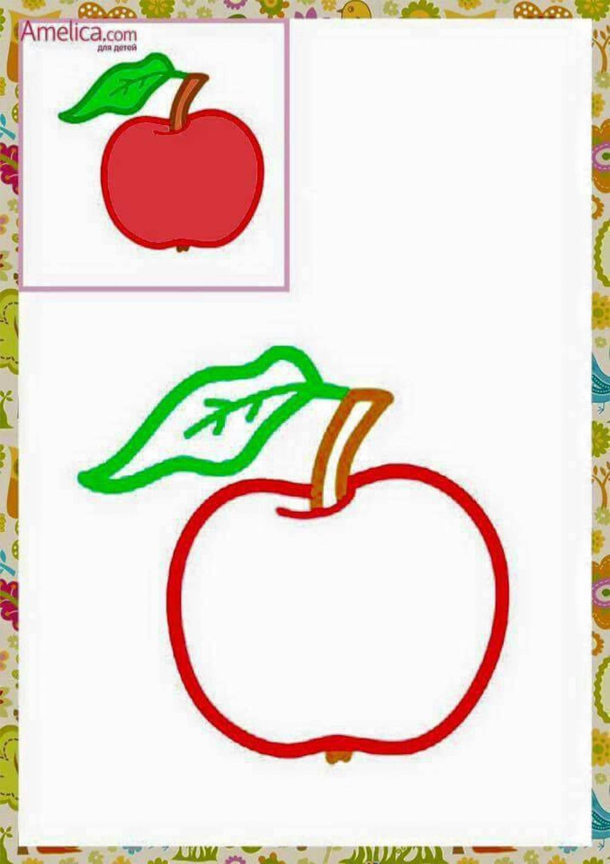 Яблоко для детей 2 3 лет #3