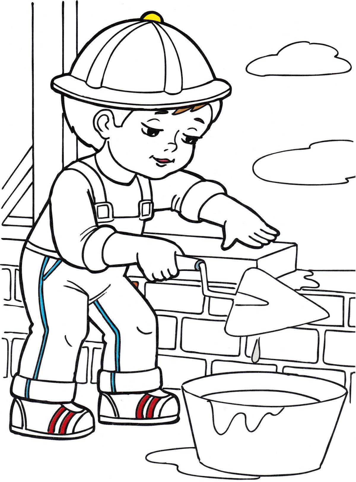 Constructor of coloring pages