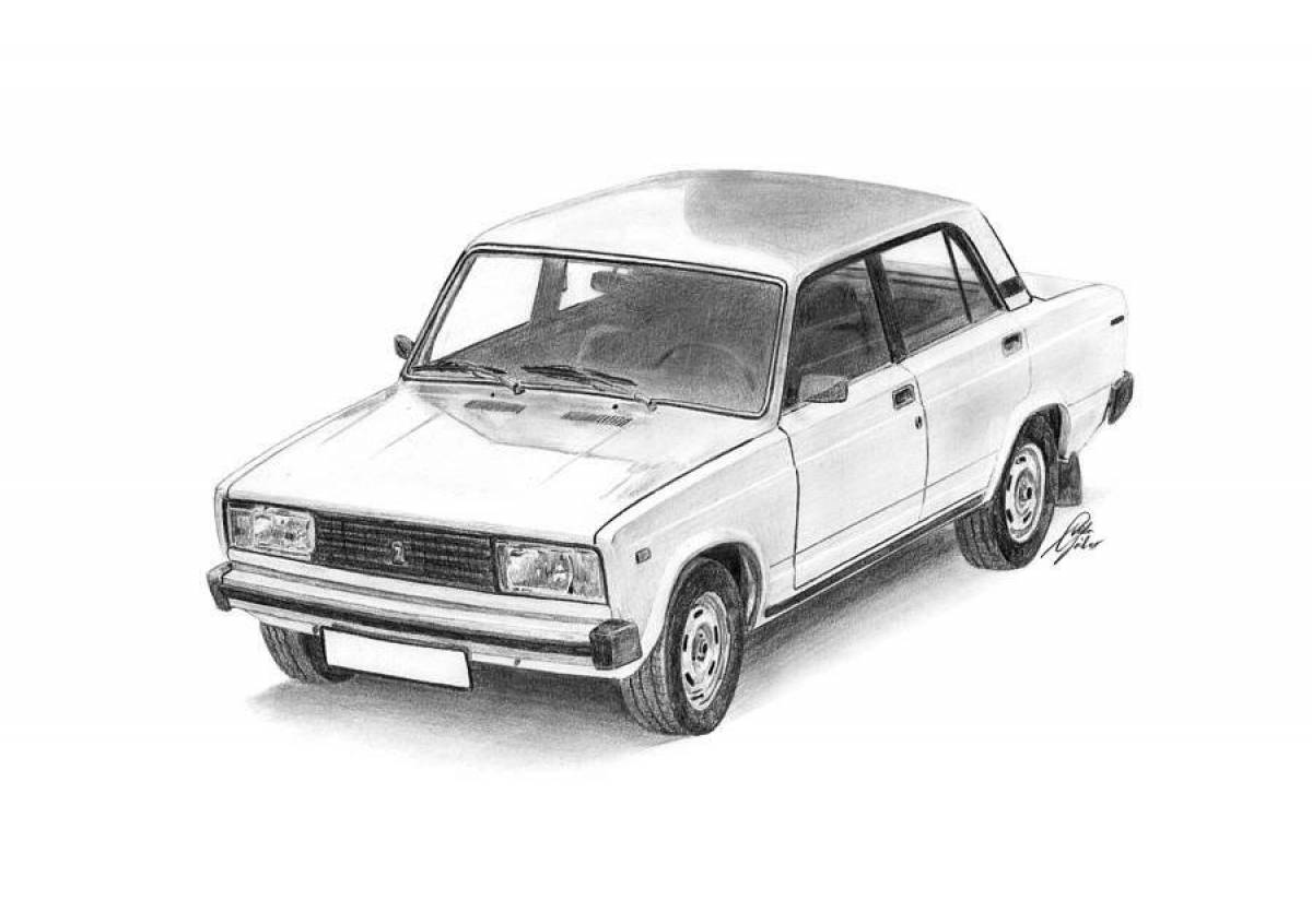 Spectacular coloring vaz 2107
