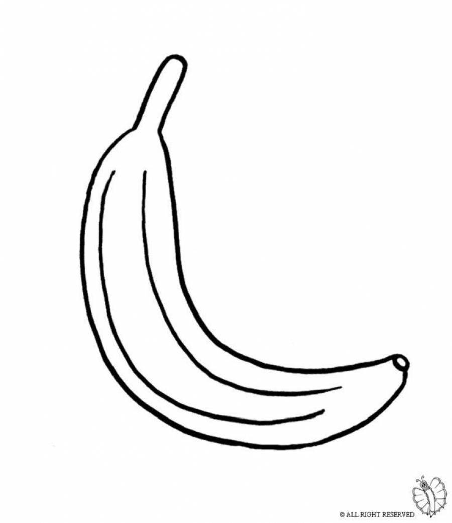банан распечатать картинку