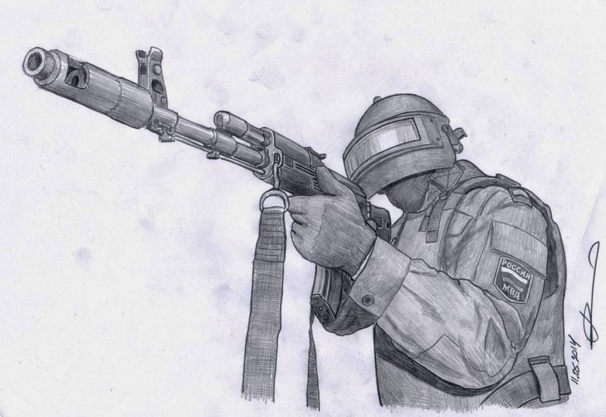 Военный рисунок карандашом легкий. Спецназ рисунок карандашом. Военные рисунки для срисовки. Военные рисунки карандашом. Рисунок солдата карандашом для срисовки.