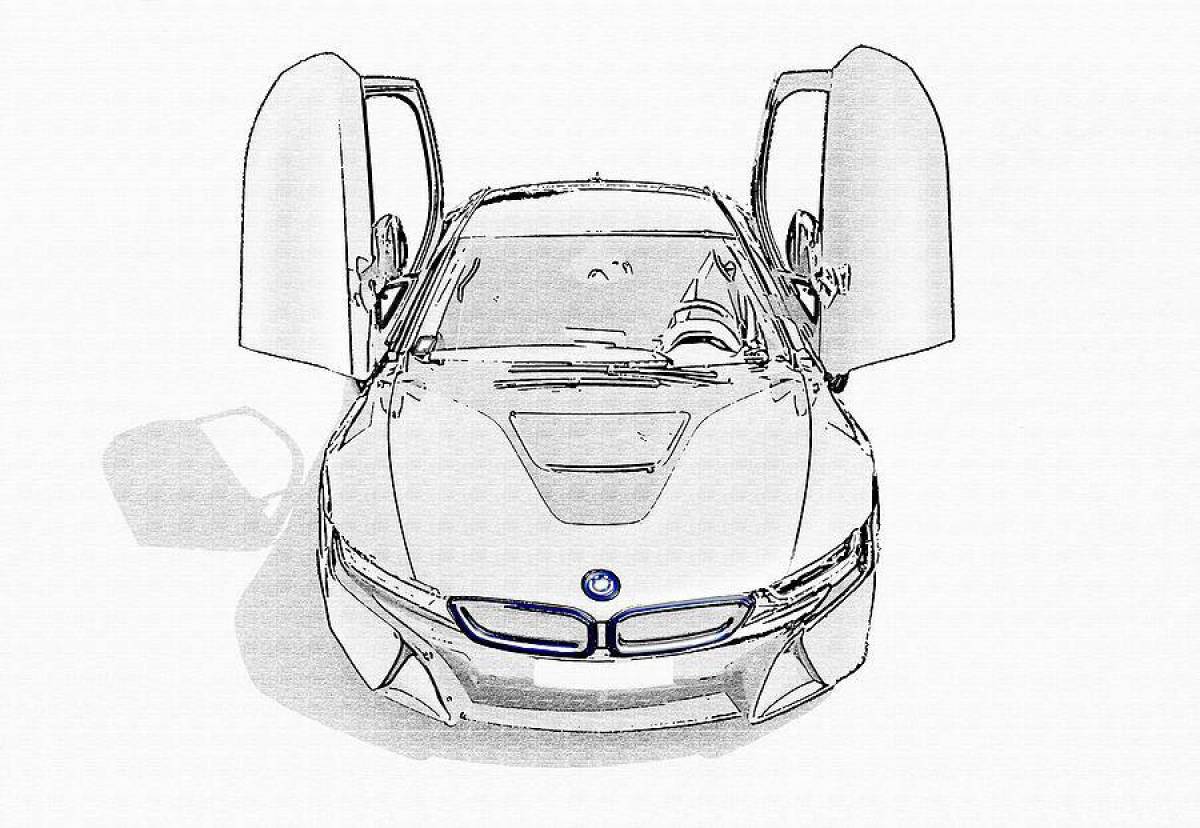 Рисунки ай 8. BMW i8. БМВ ай 8. BMW i8 разрисовка. Раскраска БМВ ай 8.