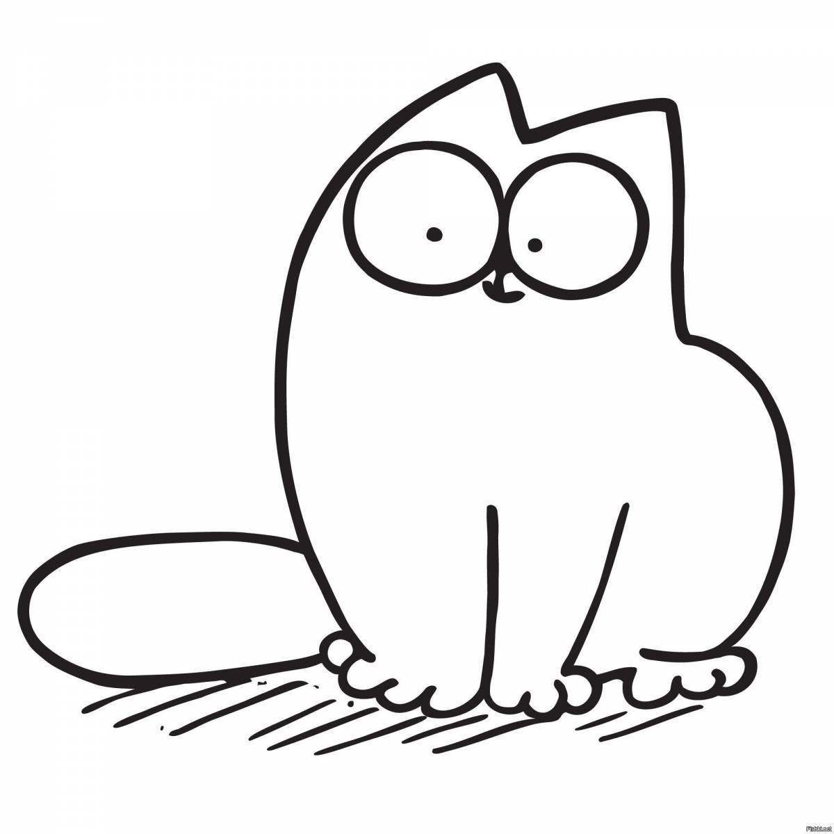 Cartoon cat #7