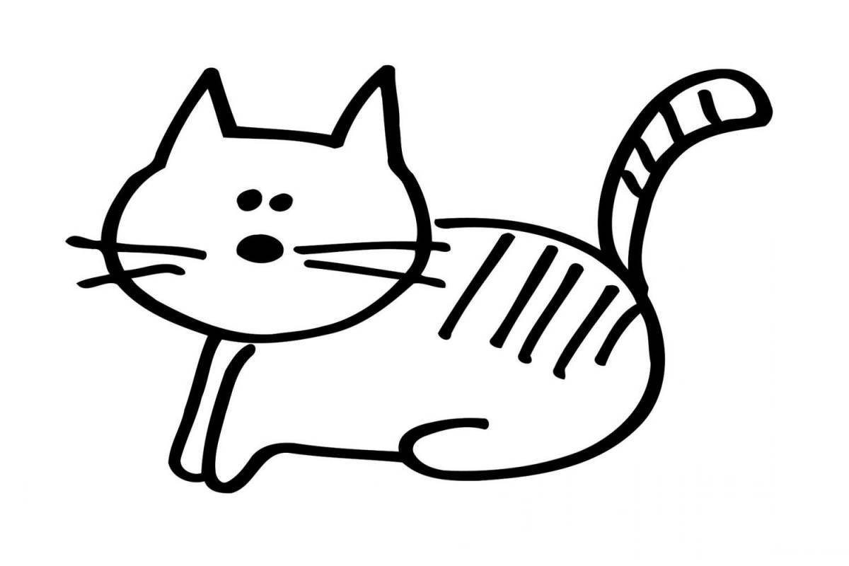 Cartoon cat #13