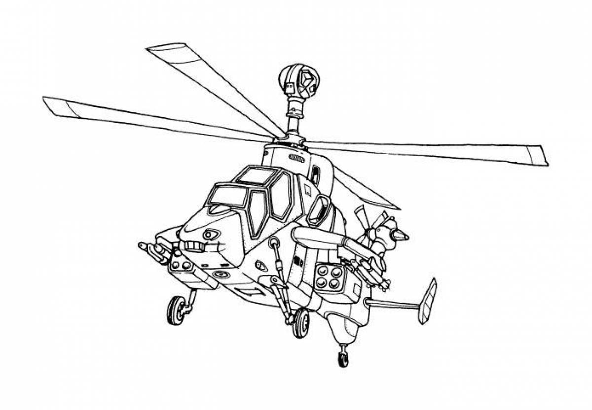 Военный вертолет #3