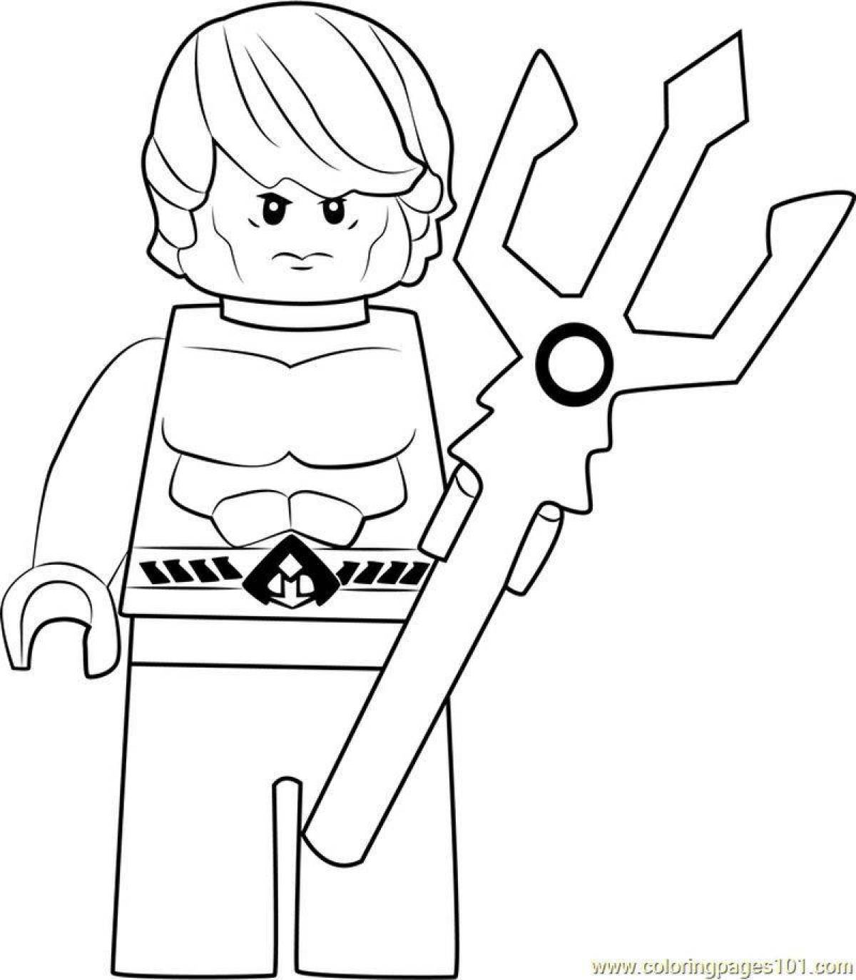 Lego men animated coloring pages