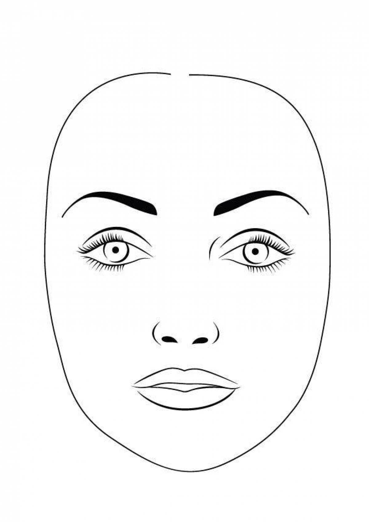 Рисунки для макияжа лица