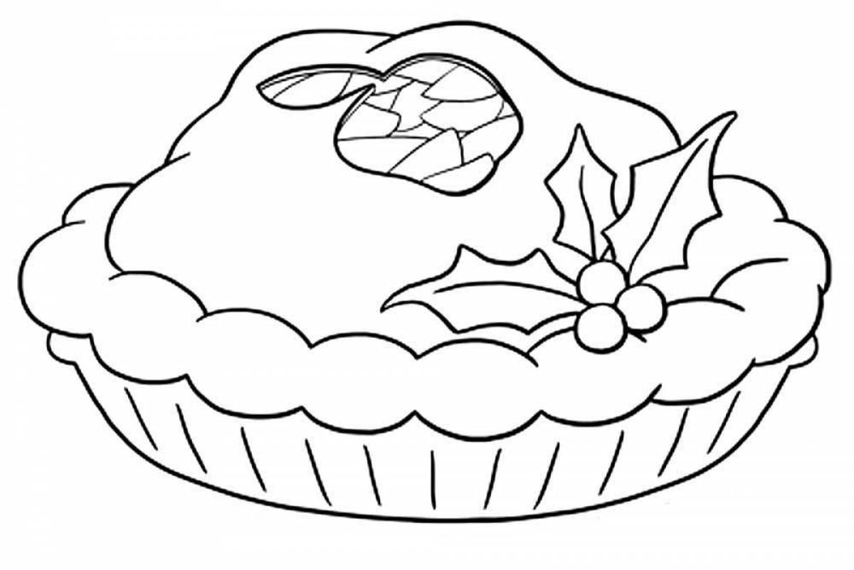 Sweet pie coloring page