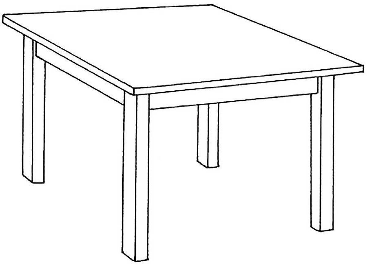 Children's table #1