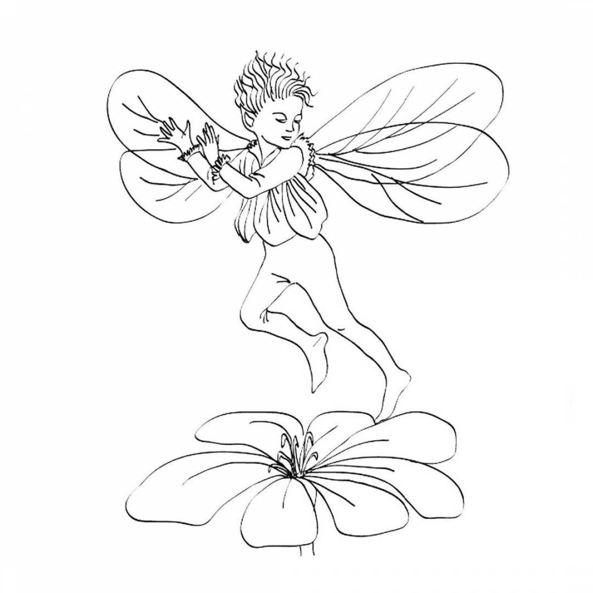 Colourful coloring elf