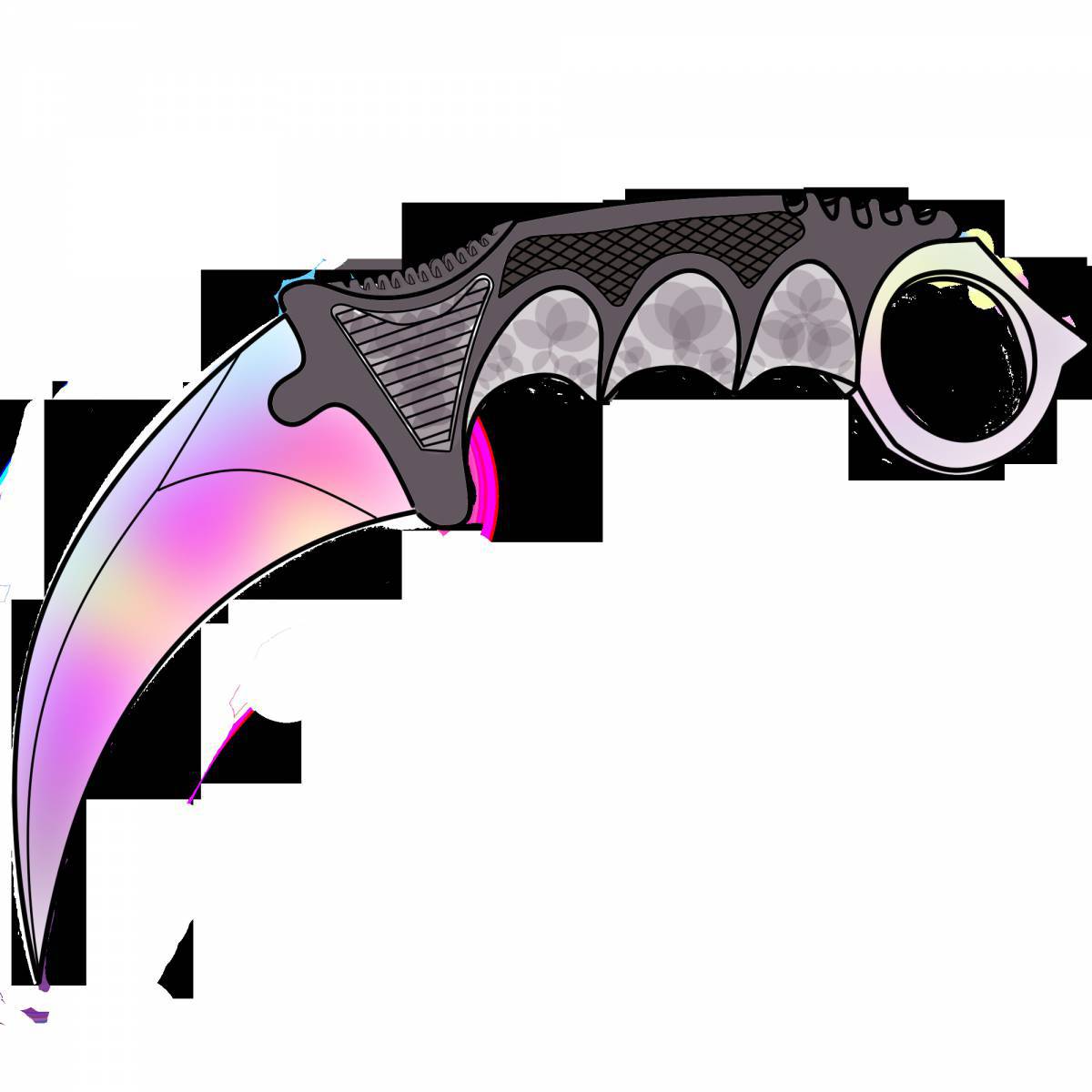 Deeply shaded karambit from standoff 2