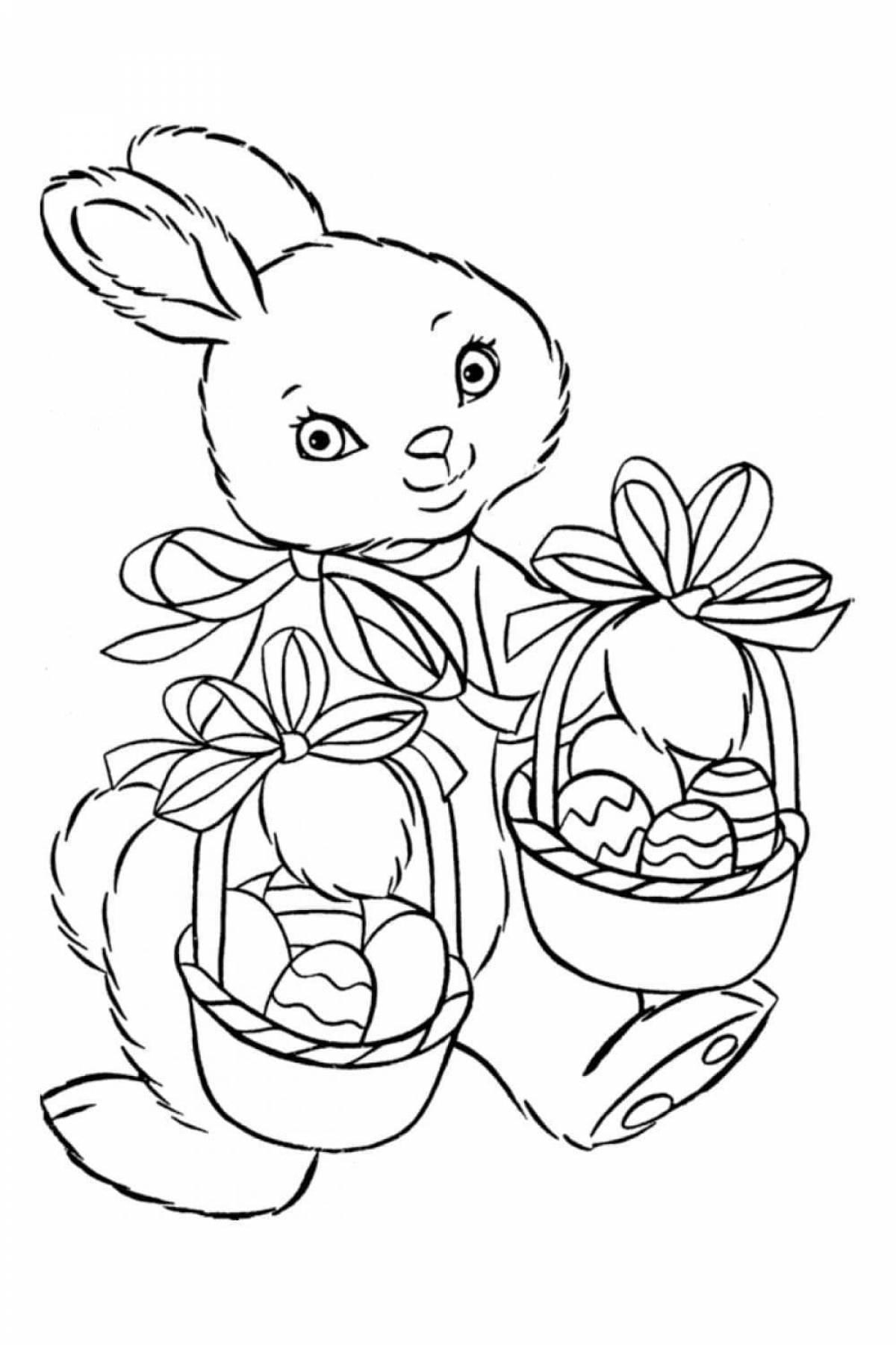 Glorious easter coloring book