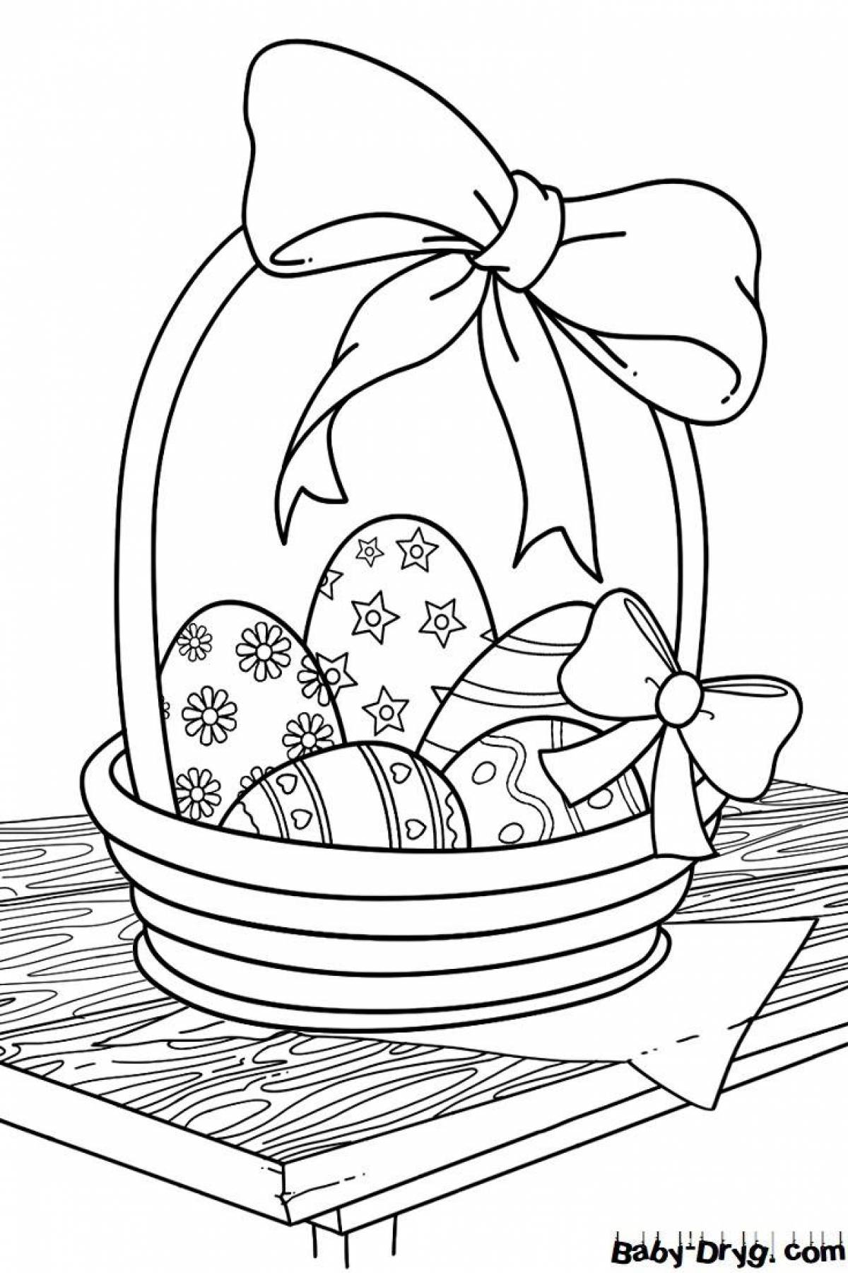 Generous Easter coloring book