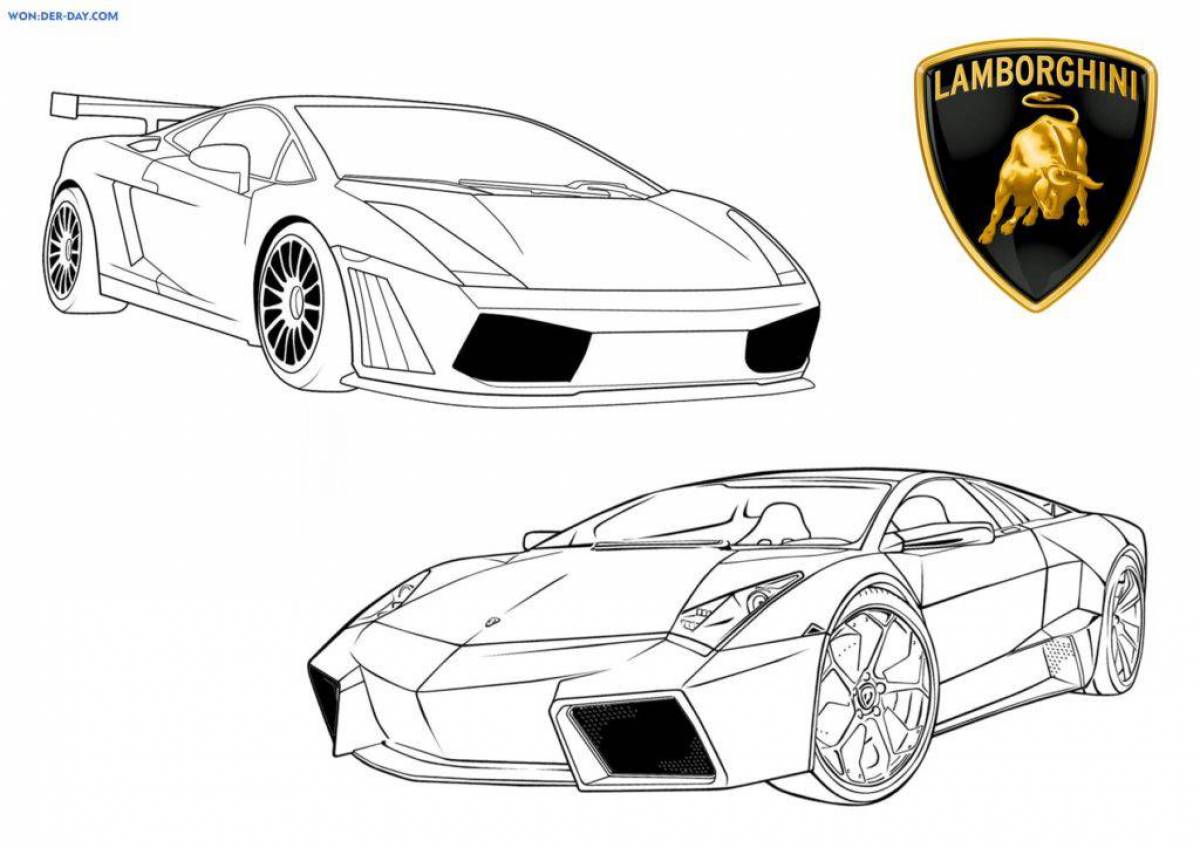 Lamborghini for kids #7