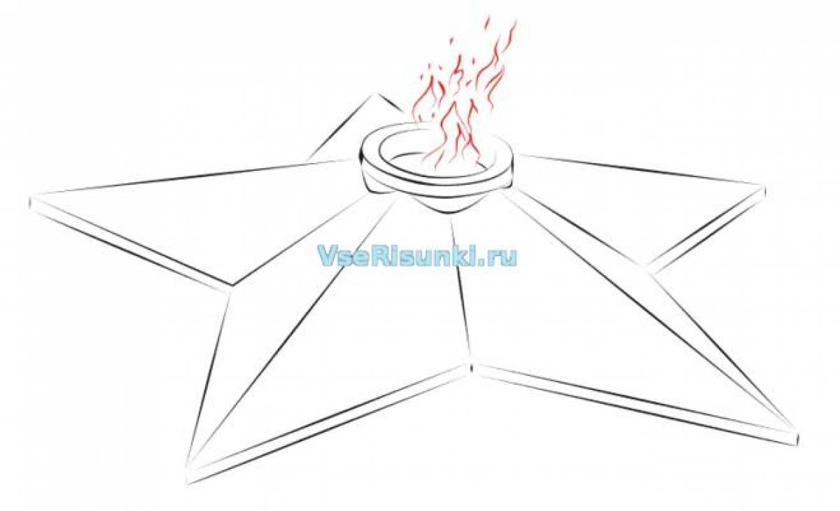 Great eternal flame coloring book for kids