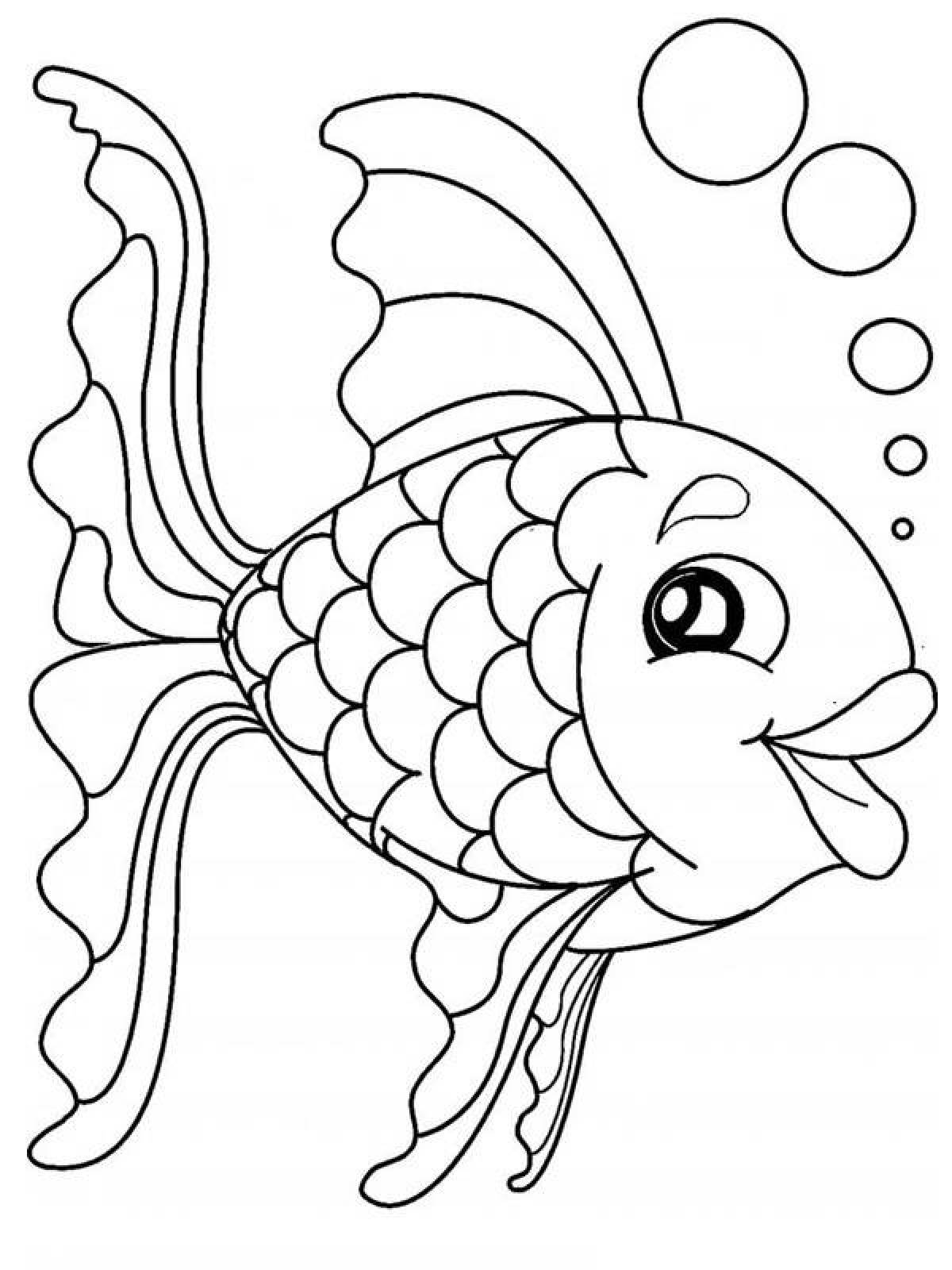 Золотая рыбка для детей #13