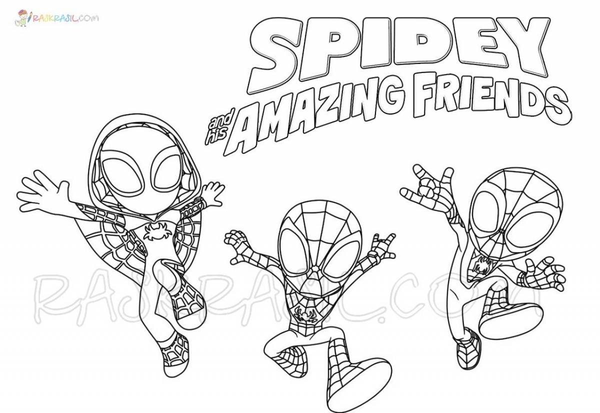 The great spider and his amazing friends
