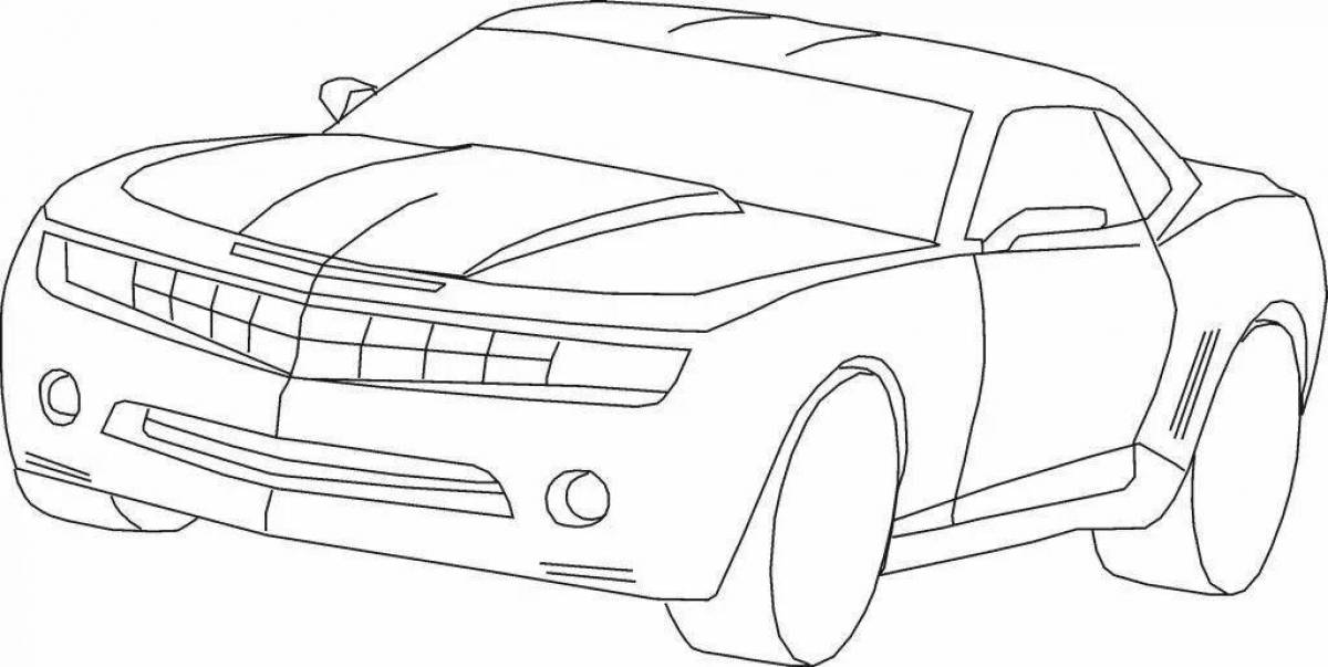 Как нарисовать camaro chevrolet camaro