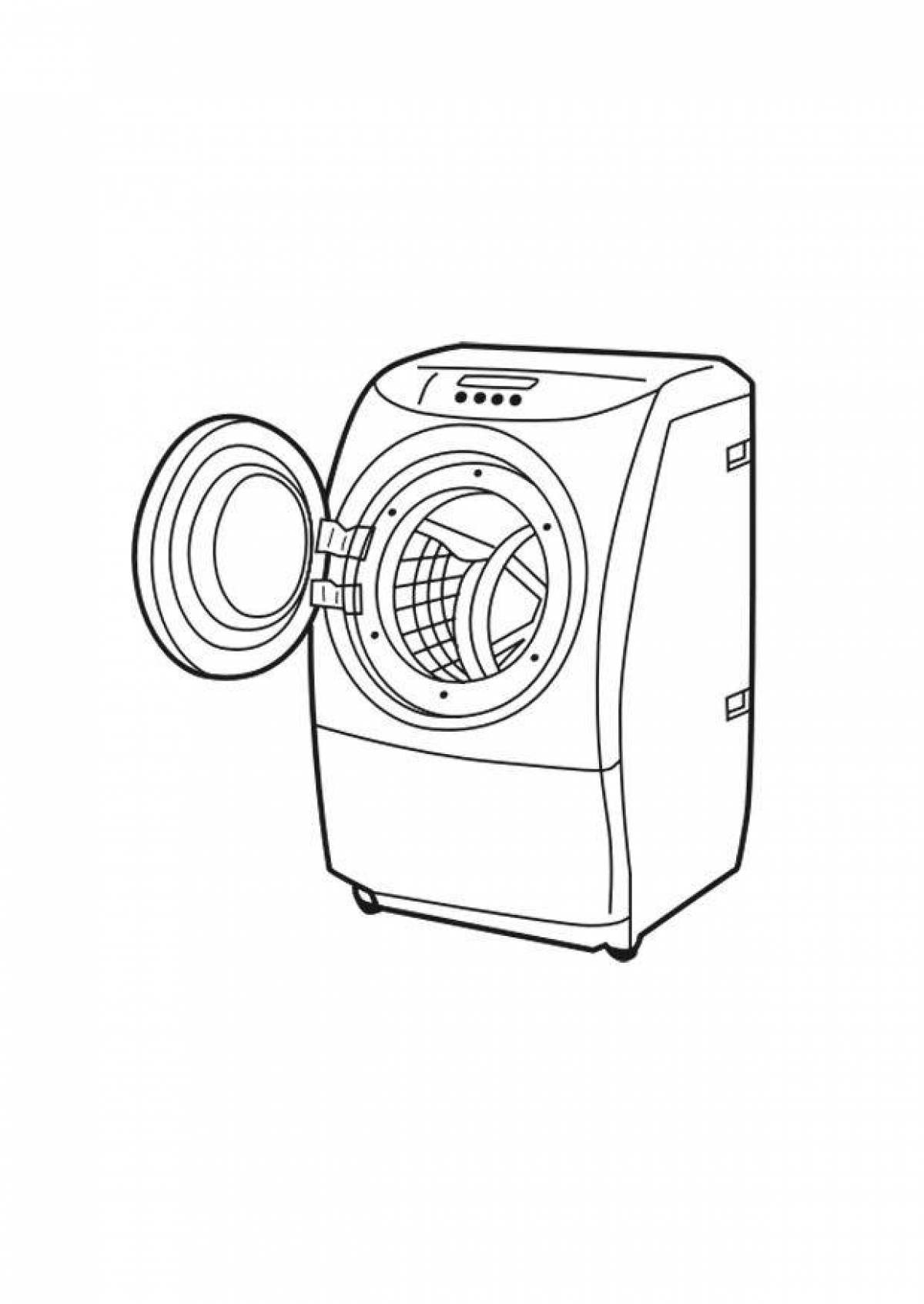 Распечатка стиральной машины