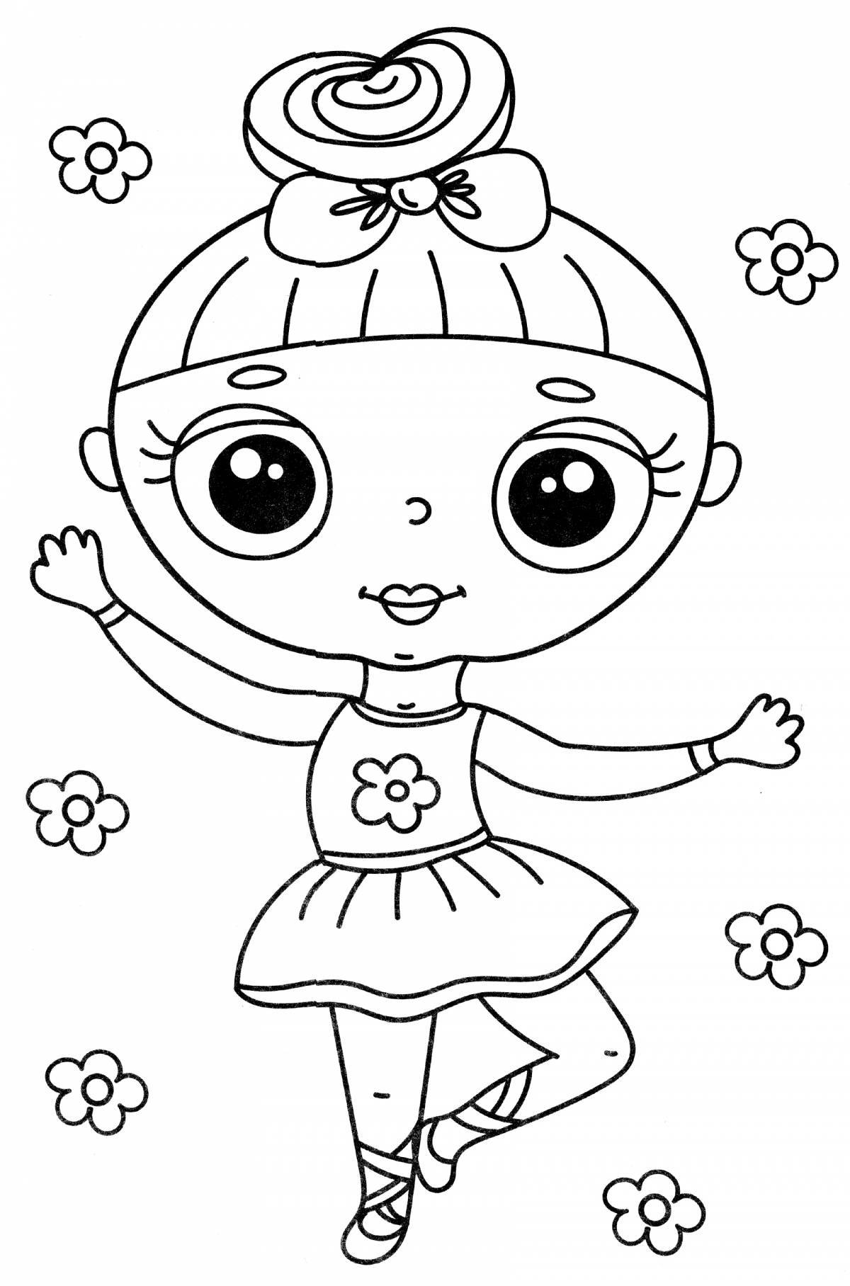 Fun coloring for girls, small