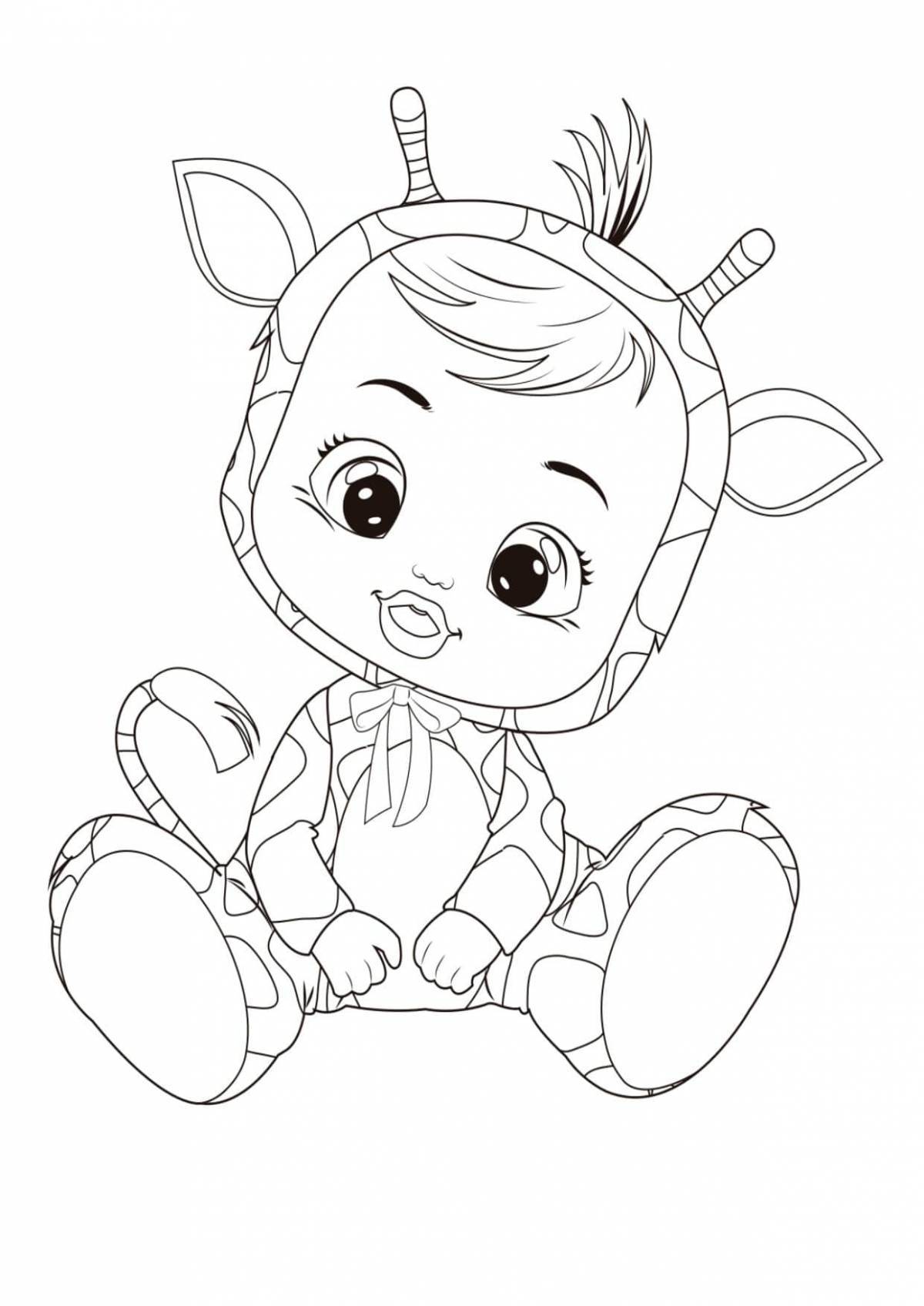 Live coloring baby edge