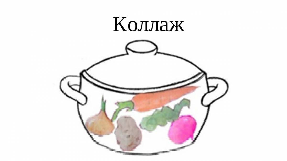 Fancy cooking pot for kids