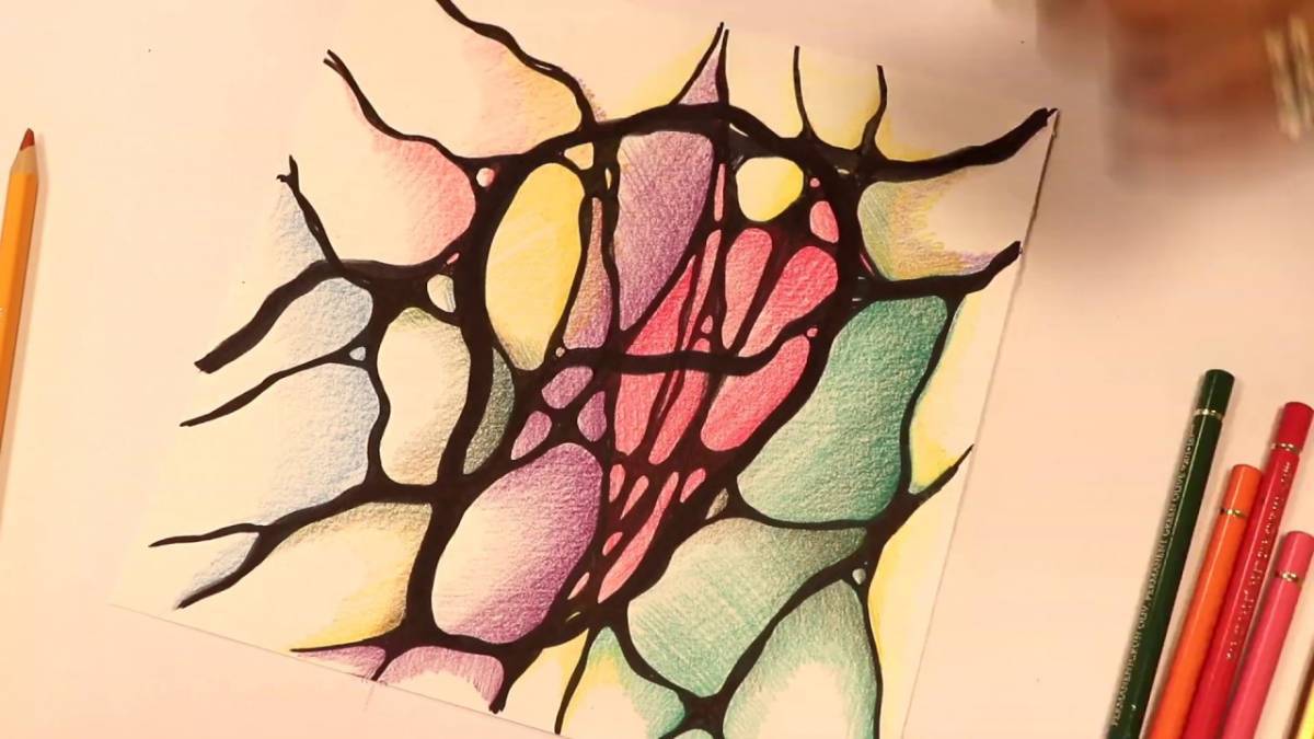 Творческая раскраска нейрография