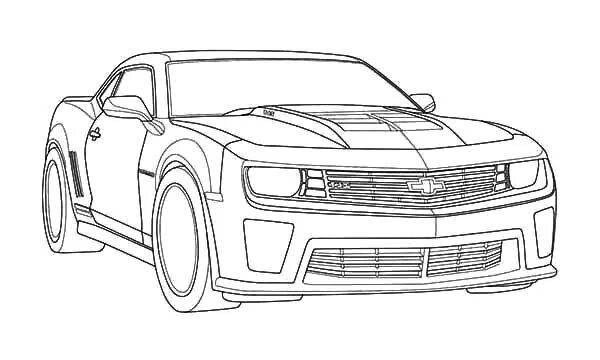 Chevrolet Camaro coloring page