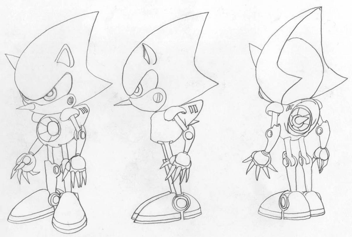 Sonic metal smooth coloring