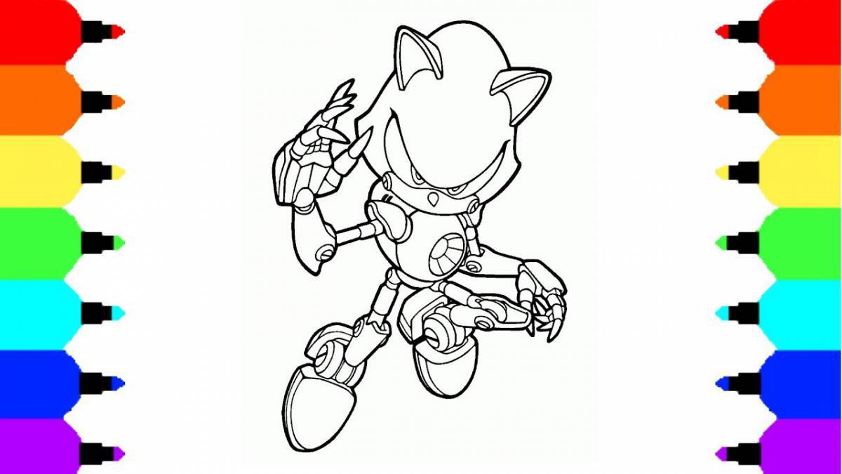 Complex sonic metal coloring
