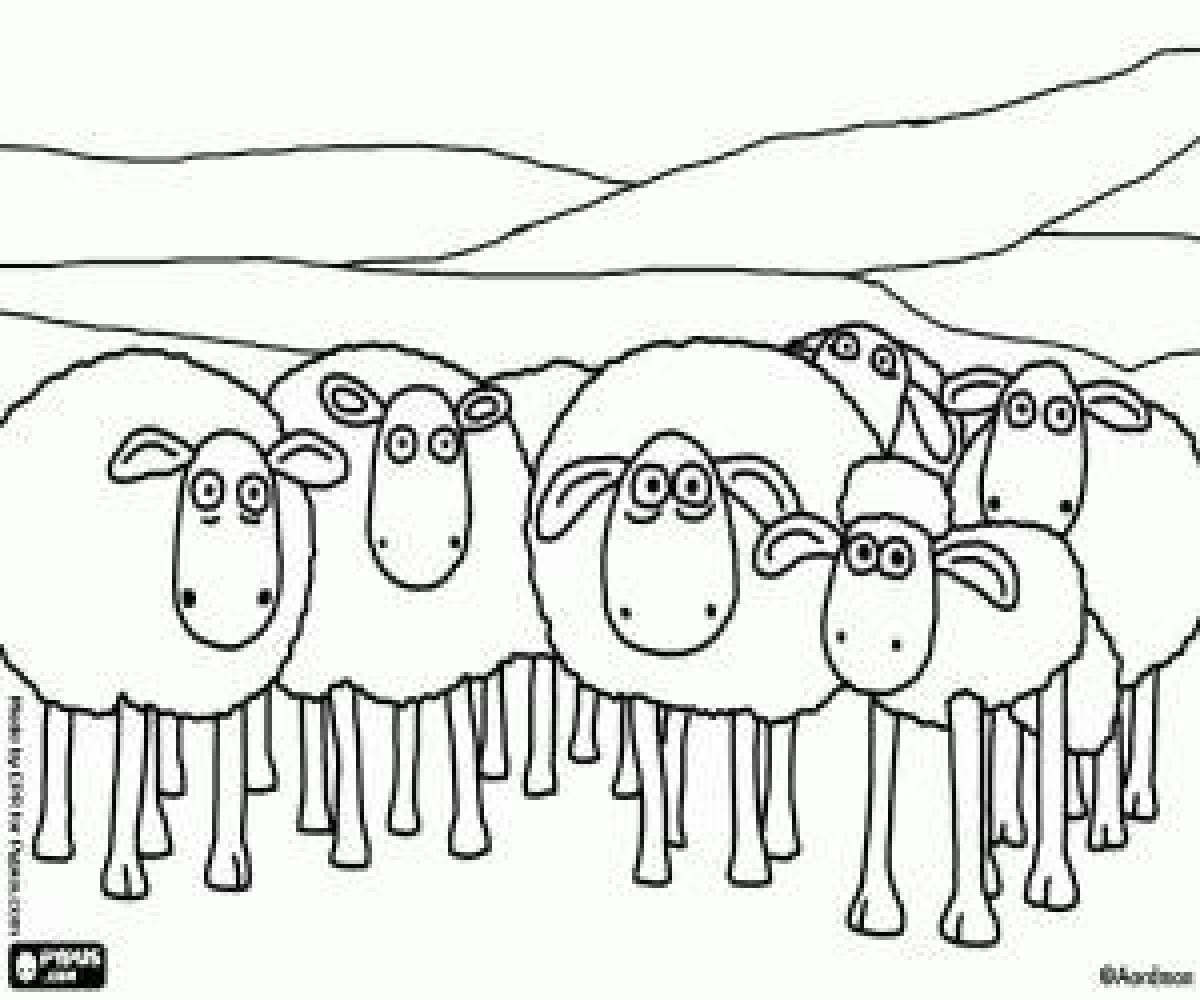 Мирный отель с овцами