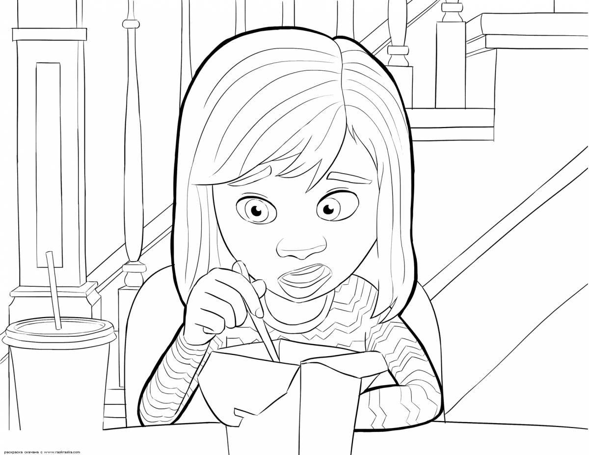 Gorgeous environment coloring page