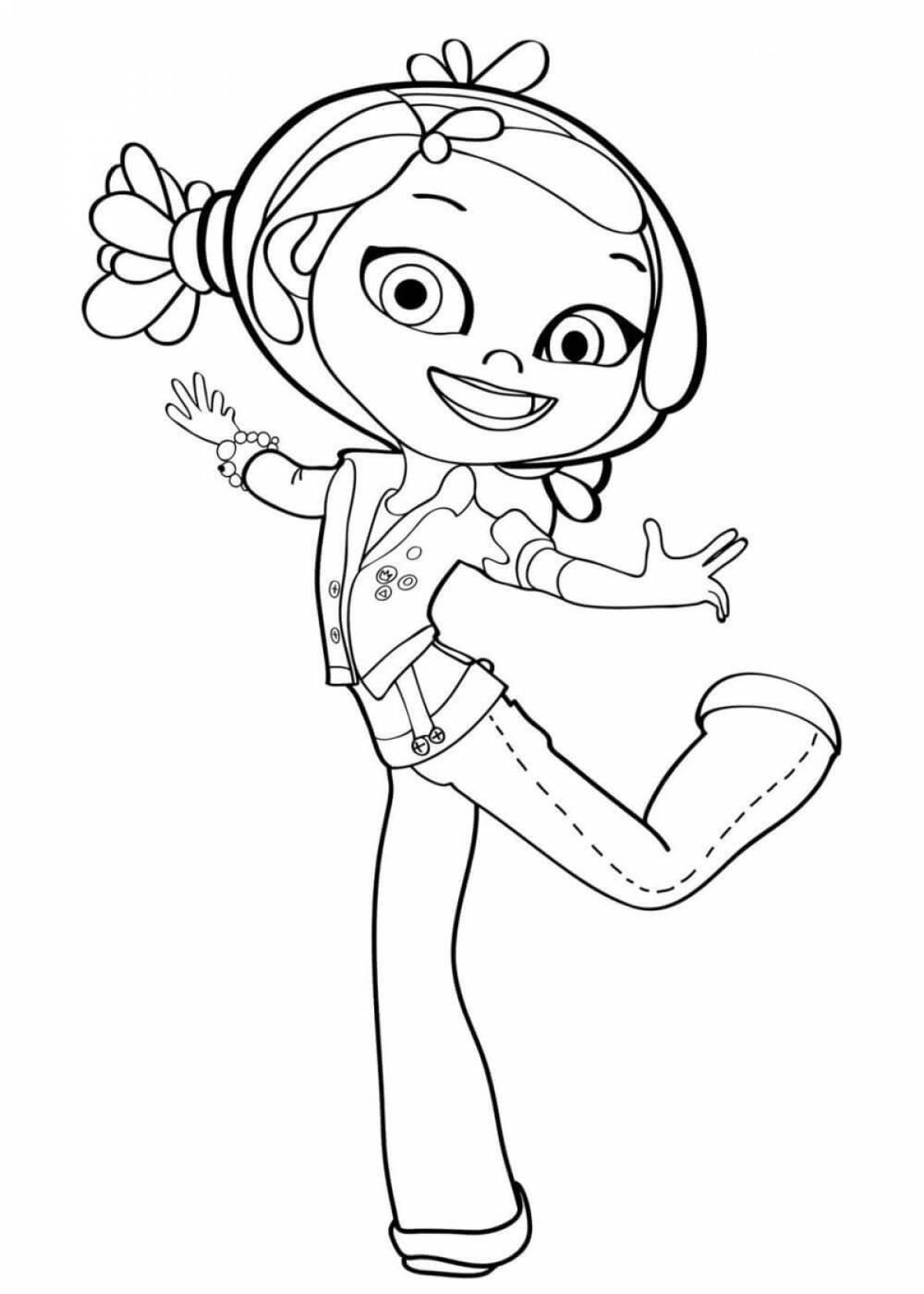 Amazing snowball patrol coloring page