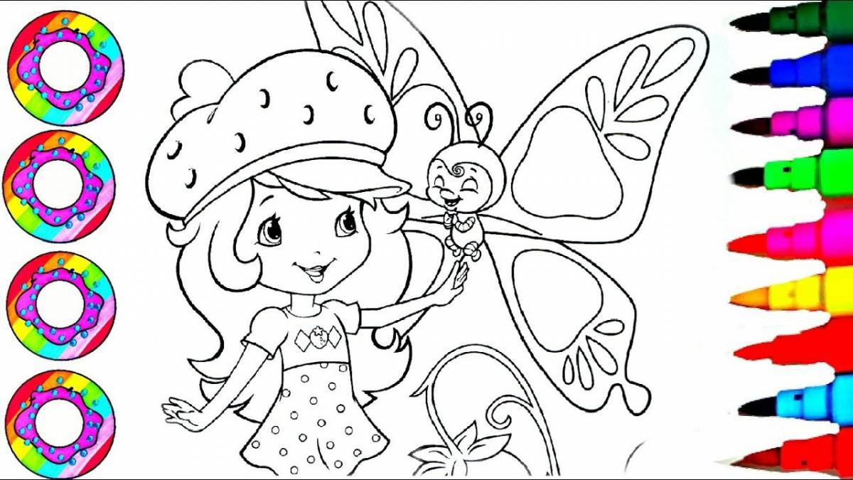 Dreamy coloring page true and the rainbow kingdom