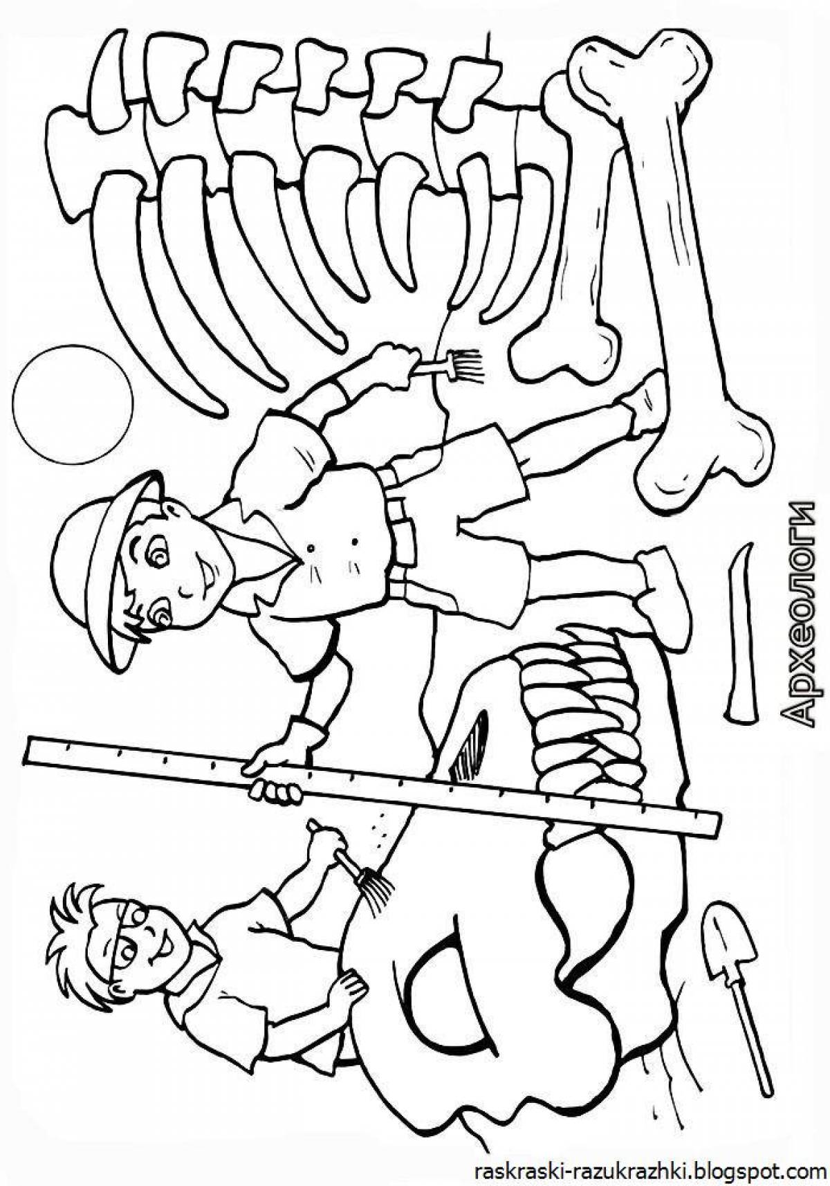 Fun job coloring pages for 4-5 year olds