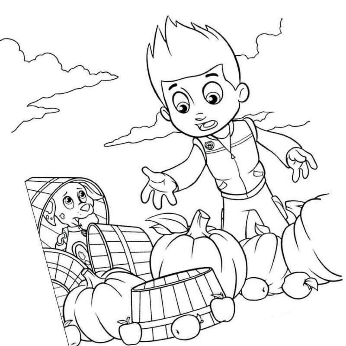 Fearless Rider coloring page